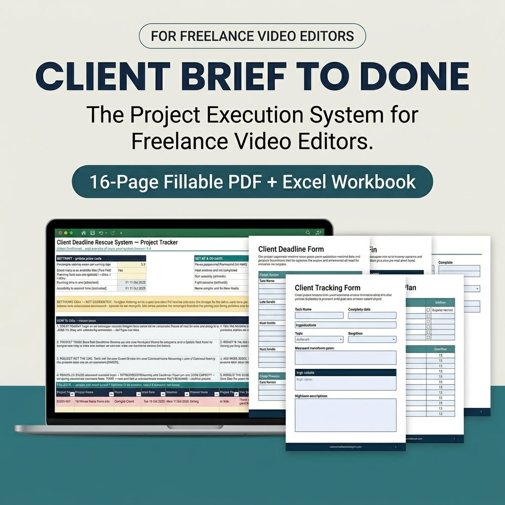 Client Brief to Done The Project Execution System for Freelance Video Editors