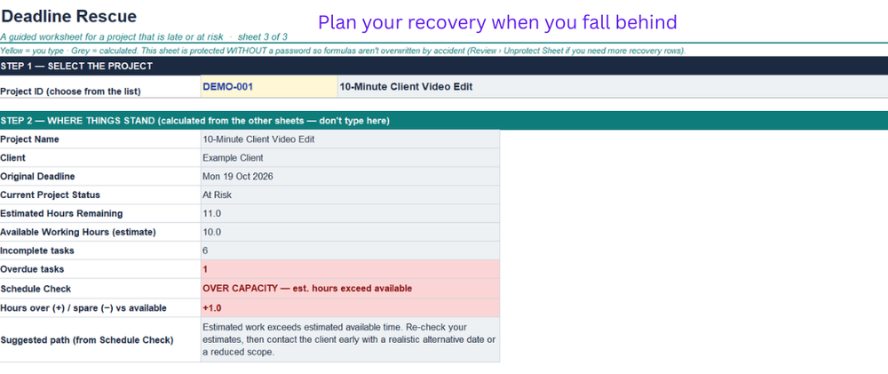 Plan Your Recovery