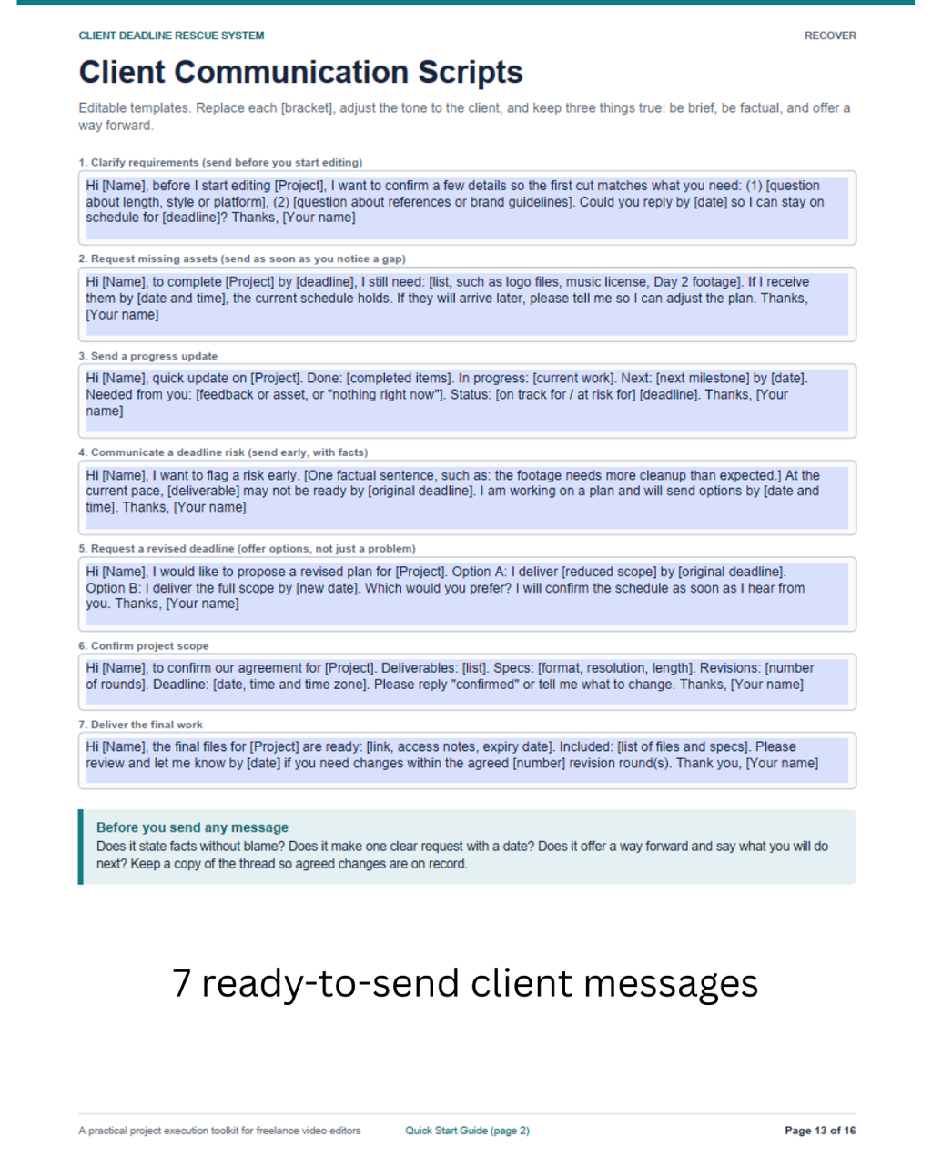 Client Brief to Done The Project Execution System for Freelance Video Editors