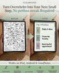 Clearpath - Daily Planner: Brain Dump, Top 3 Priorities & Weekly Review