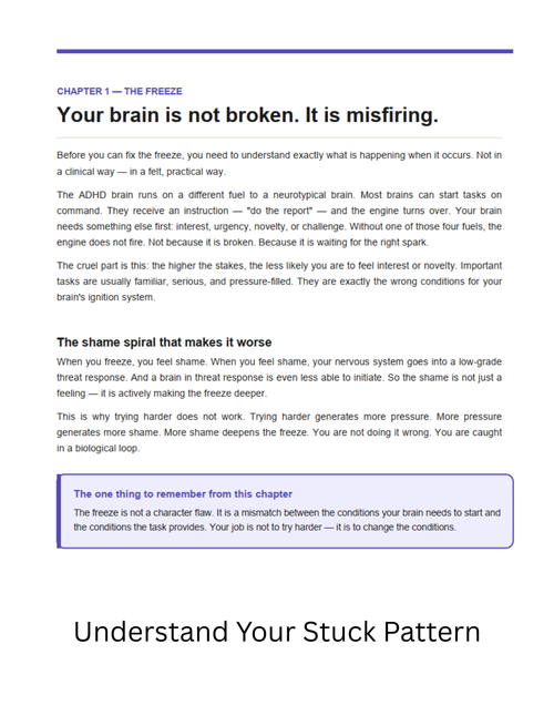 Can't Make Yourself Start? A Practical Task-Starting Guide for Adults with ADHD